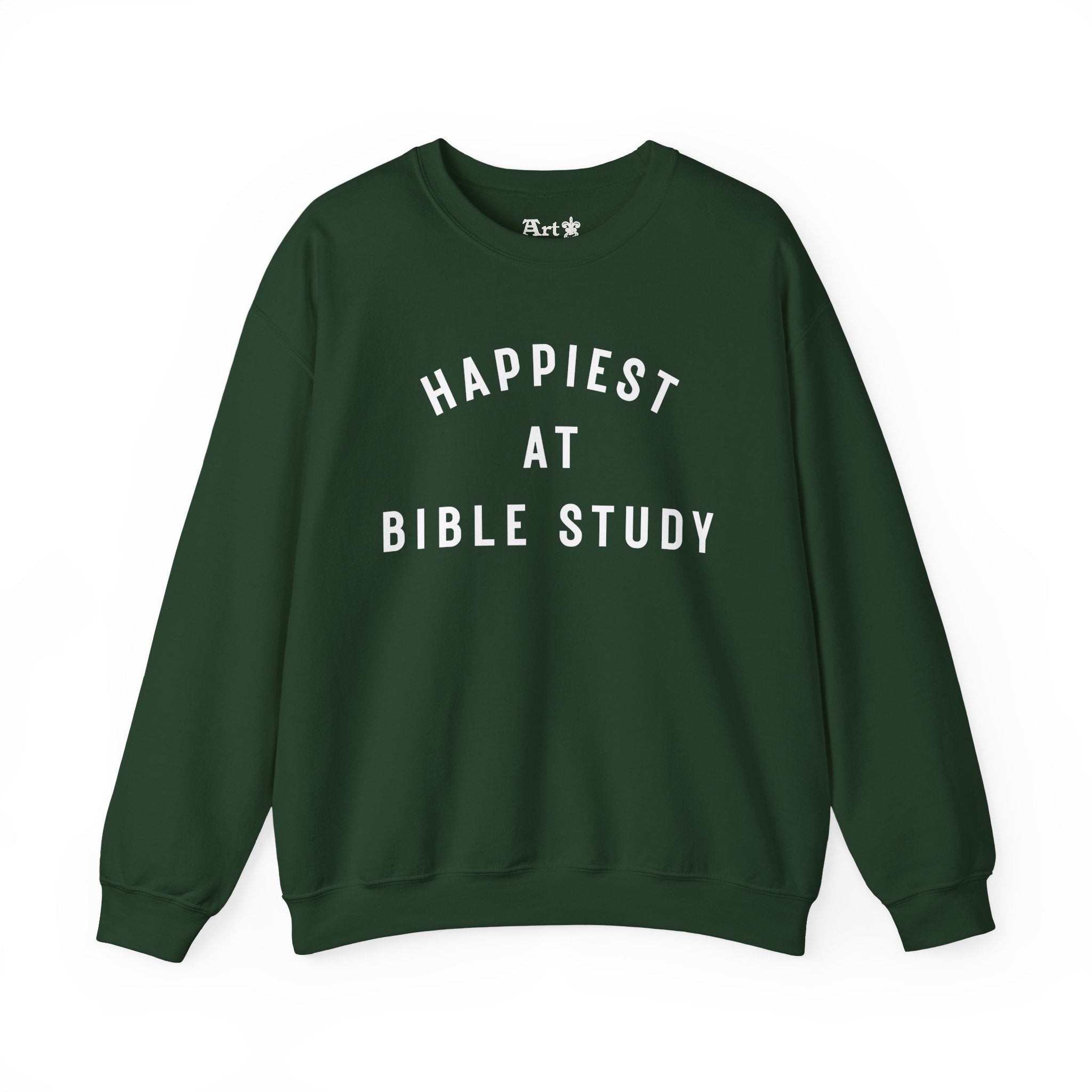 "Happiest at Bible Study" Sweatshirt