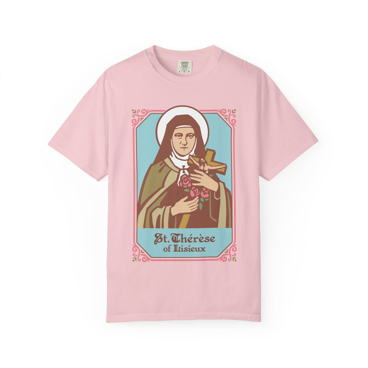 St. Therese of Lisieux T-Shirt | Comfort Colors | Christian Tee | Catholic Gift | Faith Tee
