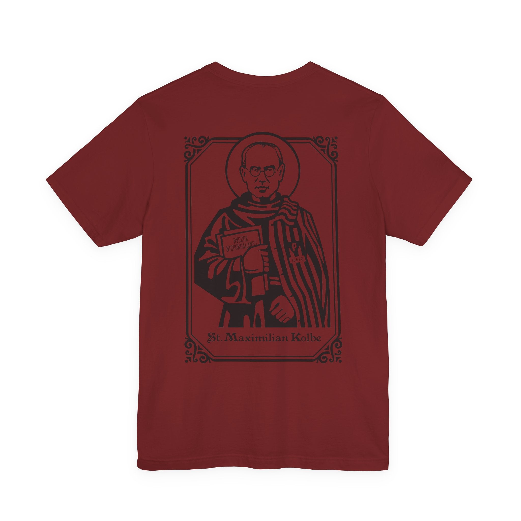 St. Maximilian Kolbe Lightweight Jersey Tee
