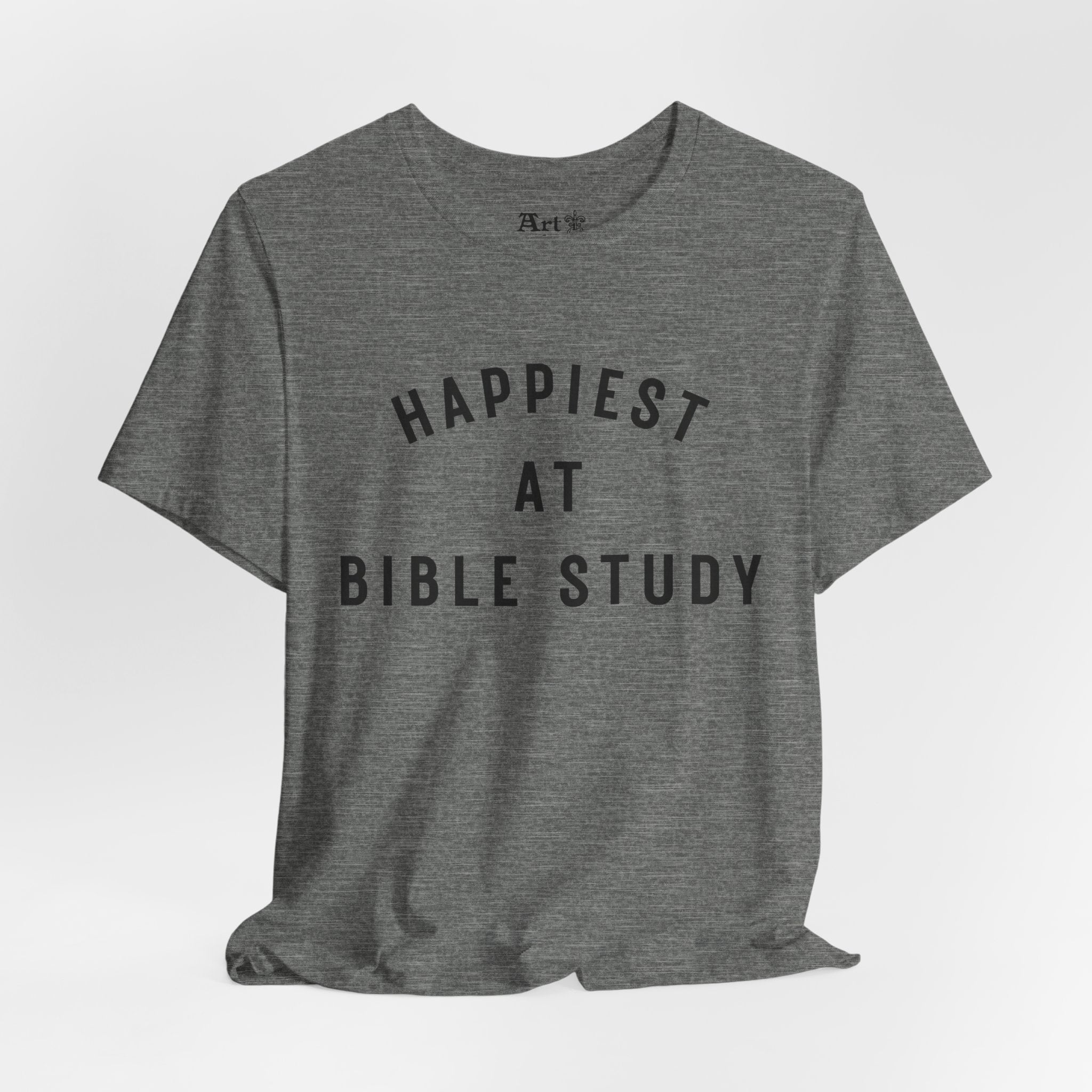 "Happiest at Bible Study" T-Shirt