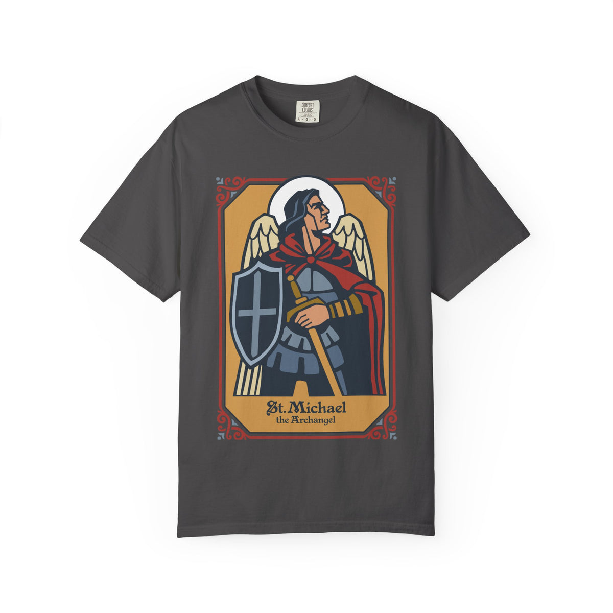 St. Michael Archangel T-Shirt | Comfort Colors Christian Tee | Catholic Gift | Faith Tee