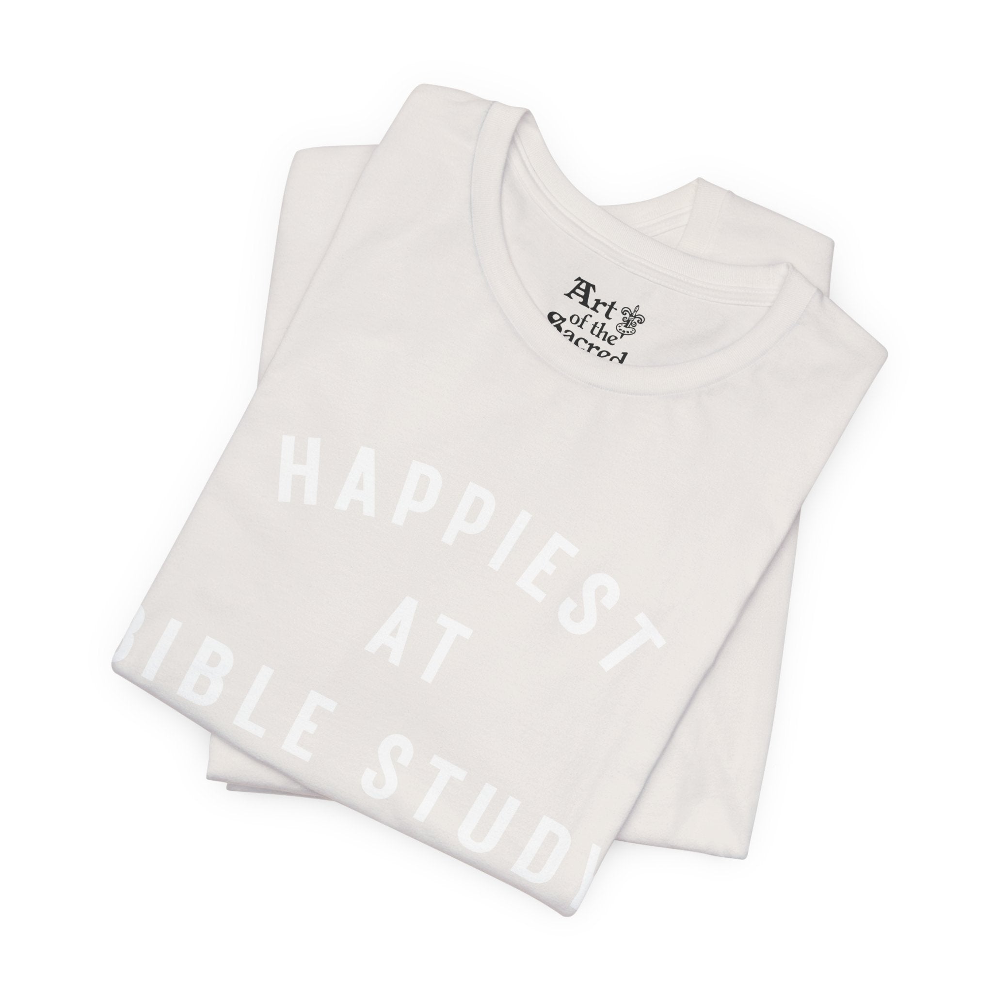 "Happiest at Bible Study" T-Shirt