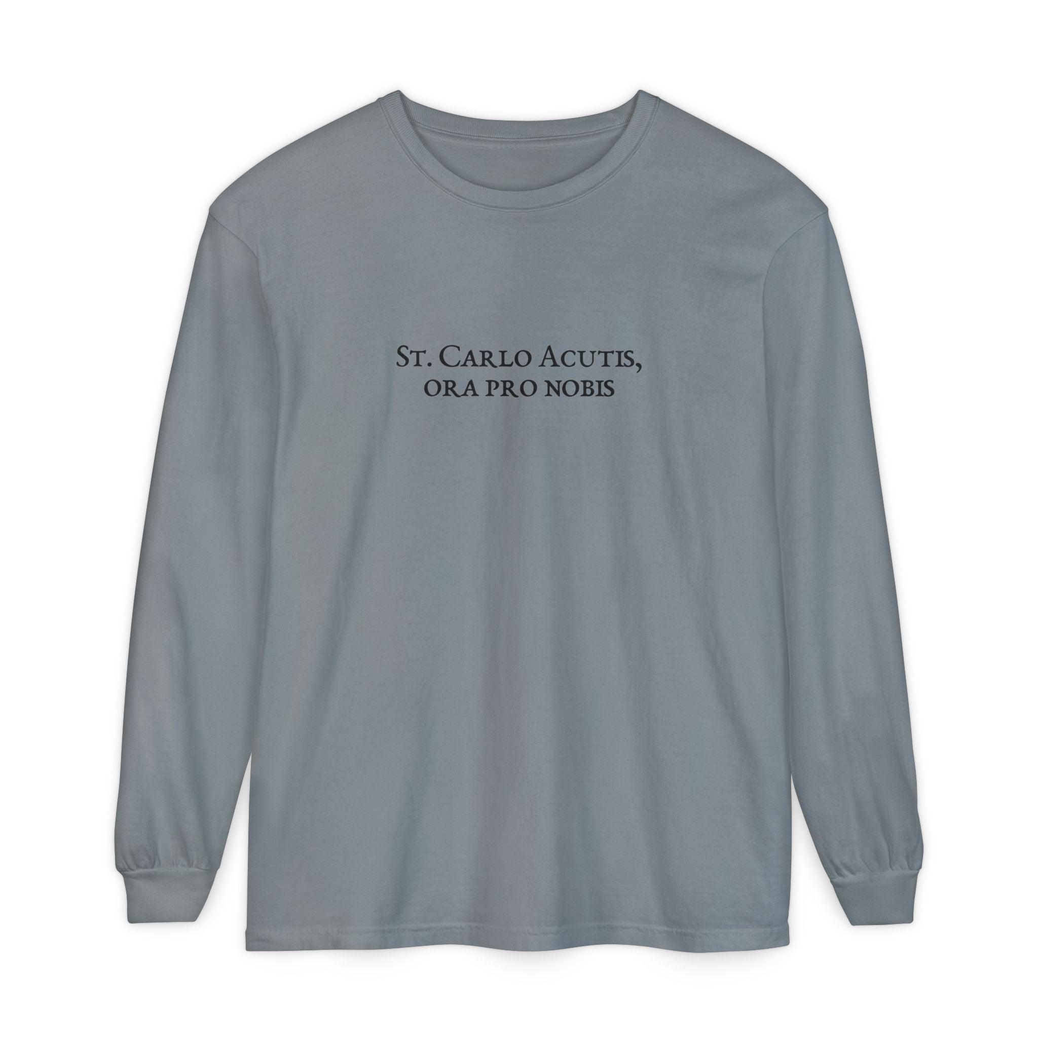 St. Carlo Acutis Long Sleeve T-Shirt