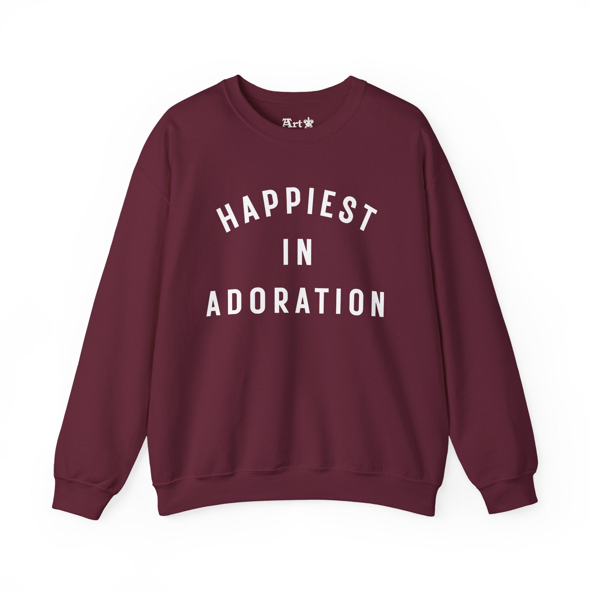 "Happiest in Adoration" Sweatshirt