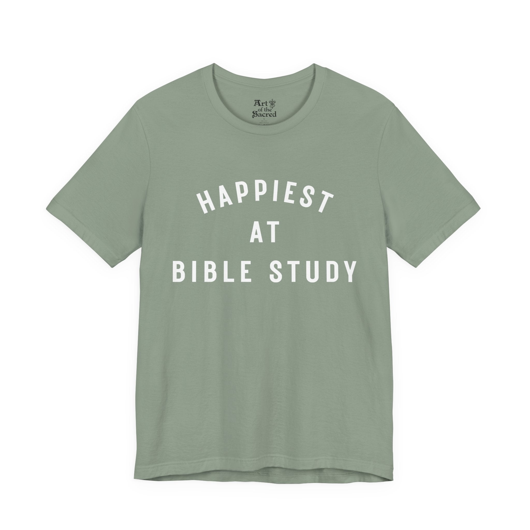 "Happiest at Bible Study" T-Shirt