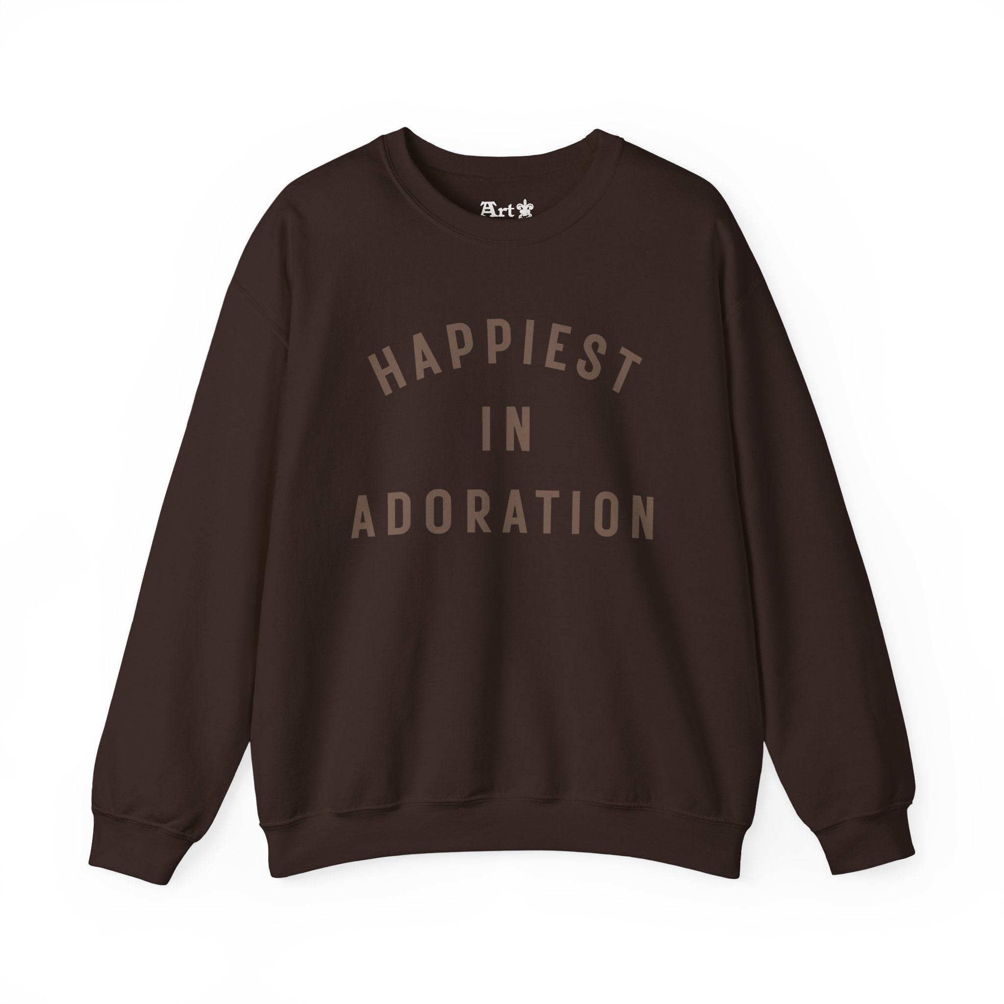 "Happiest in Adoration" Sweatshirt