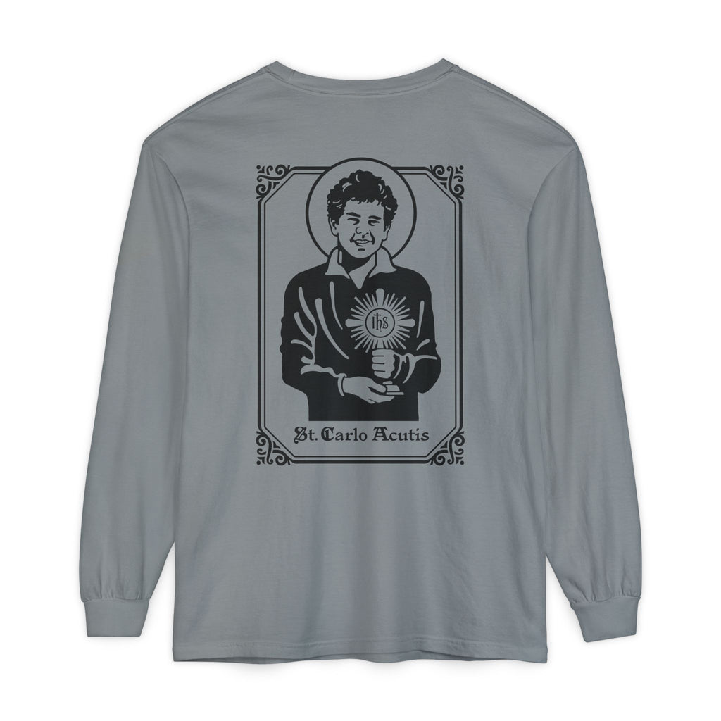 St. Carlo Acutis Long Sleeve T-Shirt