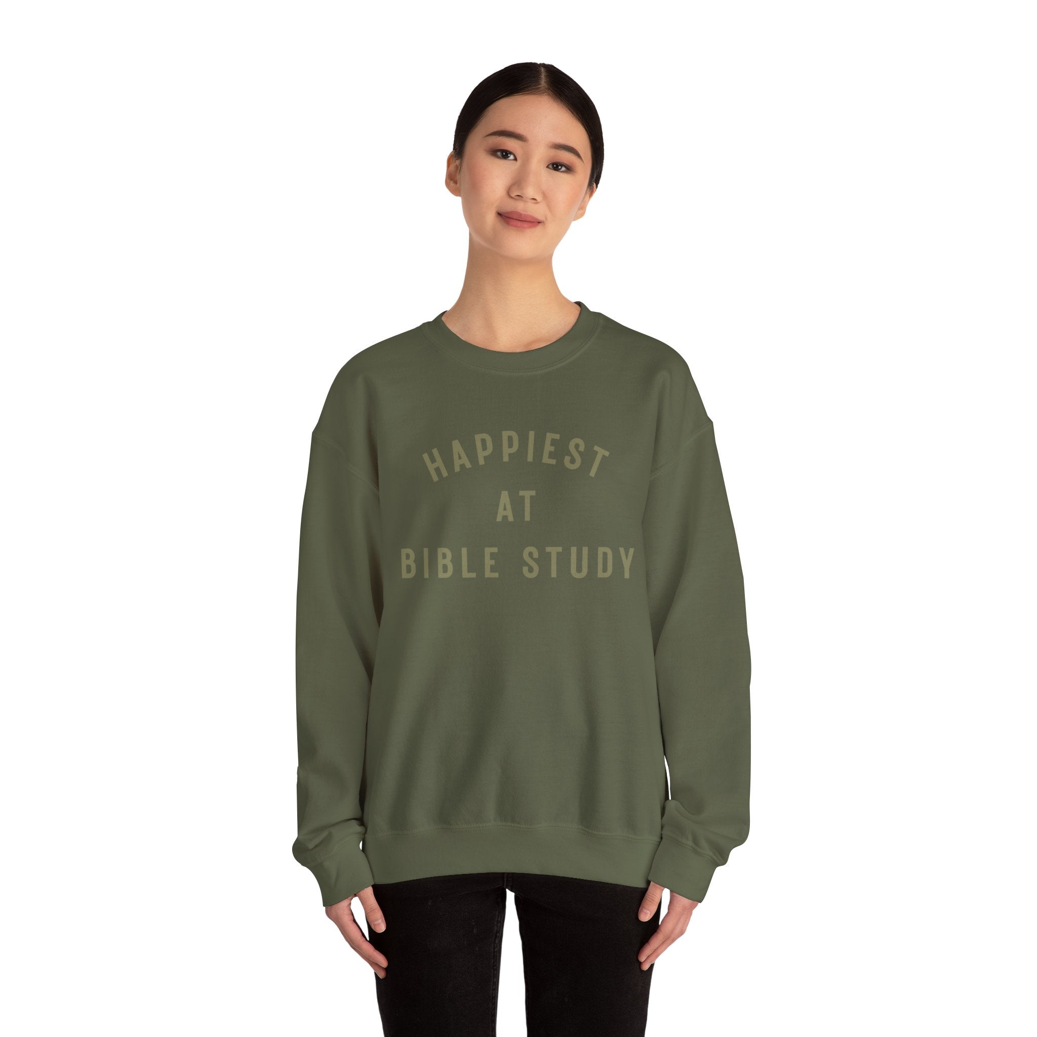 "Happiest at Bible Study" Sweatshirt