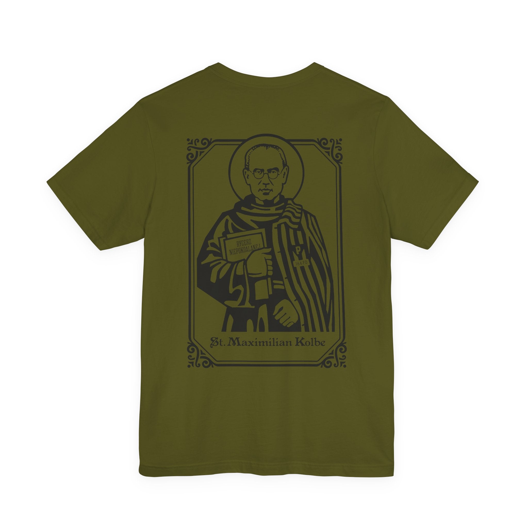 St. Maximilian Kolbe Lightweight Jersey Tee