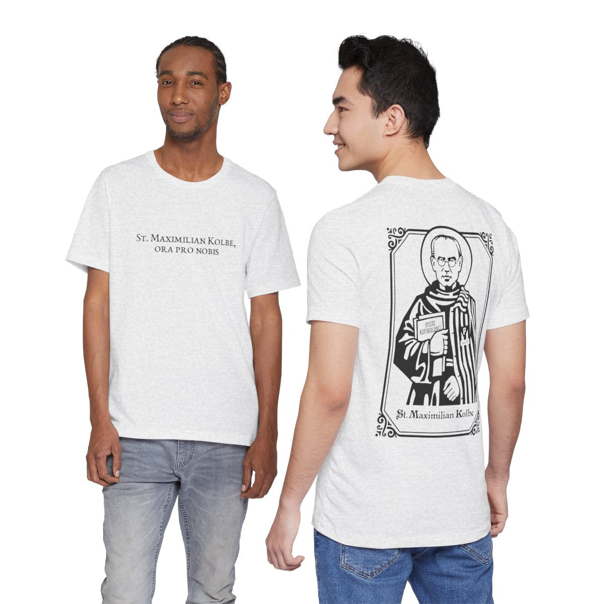 St. Maximilian Kolbe Lightweight Jersey Tee