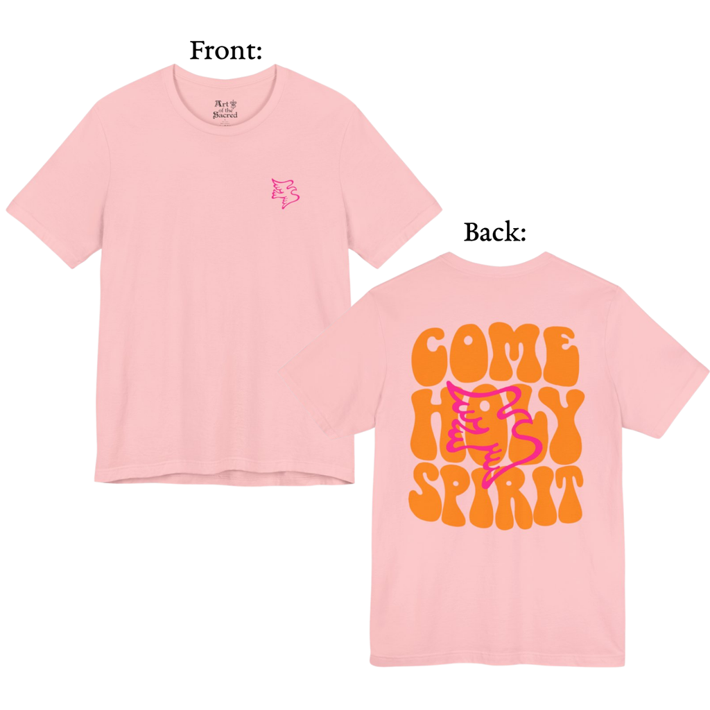Come Holy Spirit Short Sleeve Tee | Christian Gift | Faith Shirt