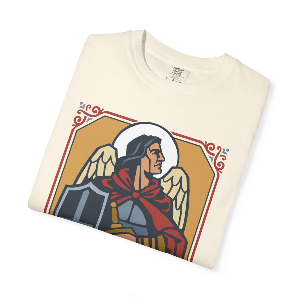 St. Michael Archangel T-Shirt | Comfort Colors Christian Tee | Catholic Gift | Faith Tee