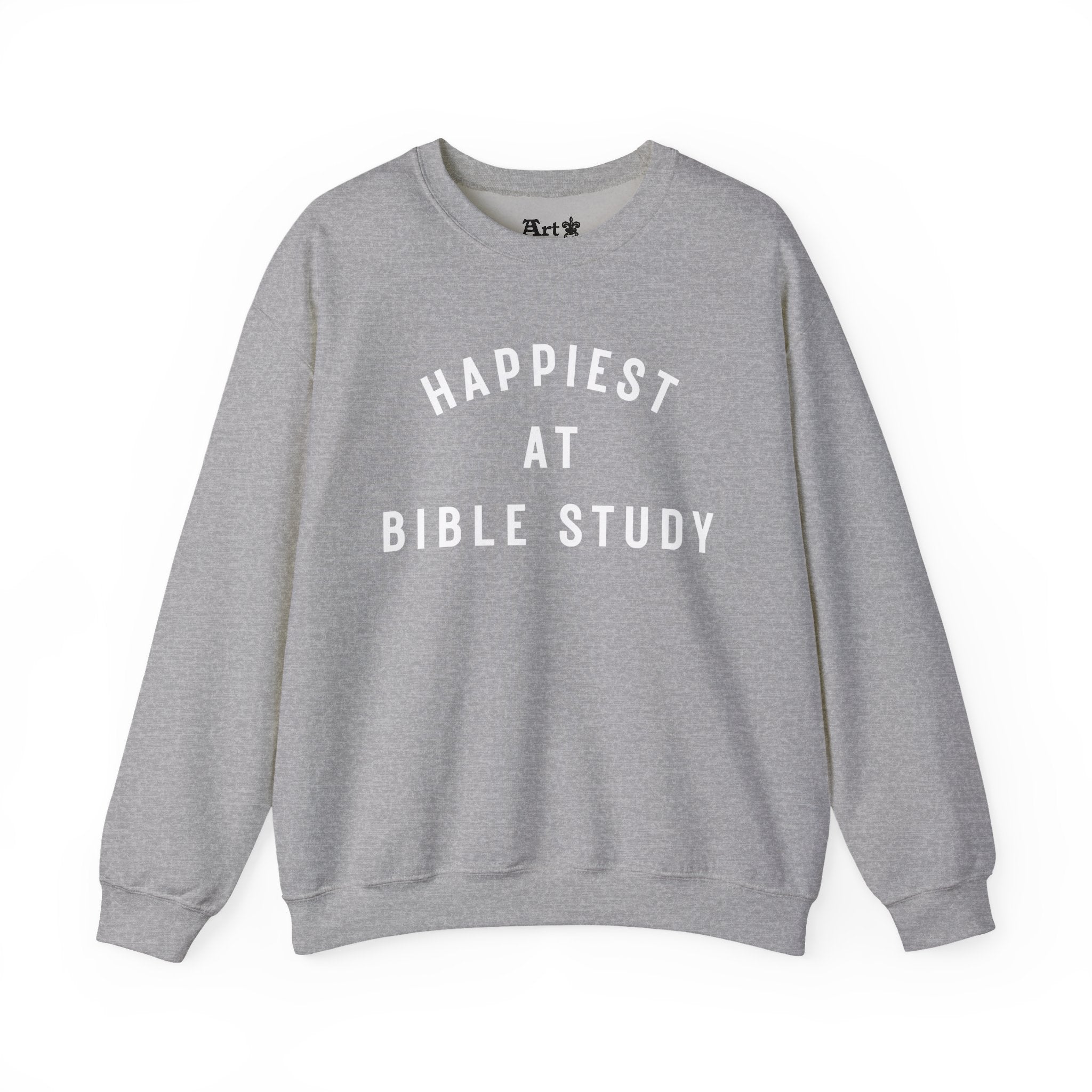"Happiest at Bible Study" Sweatshirt