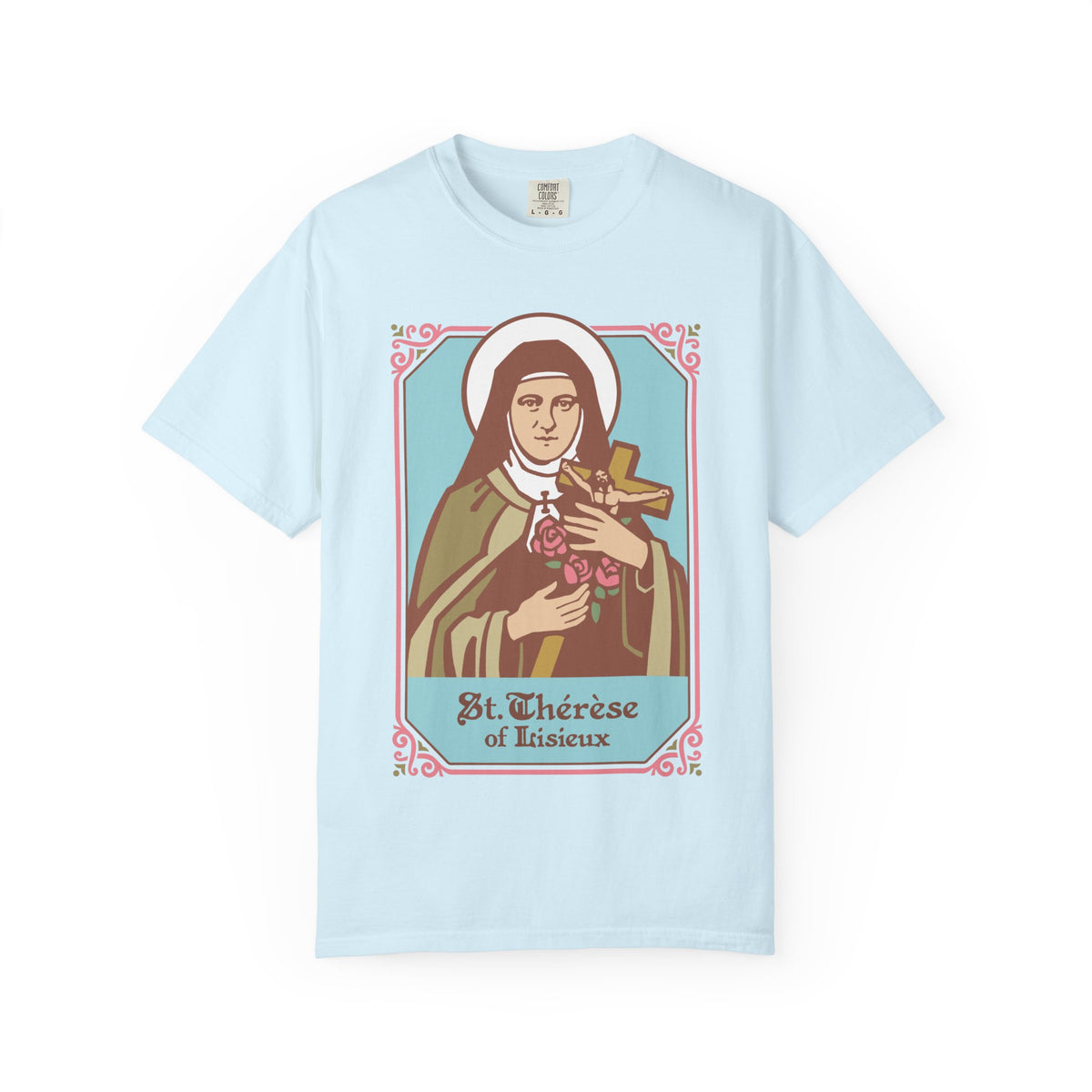 St. Therese of Lisieux T-Shirt | Comfort Colors | Christian Tee | Catholic Gift | Faith Tee