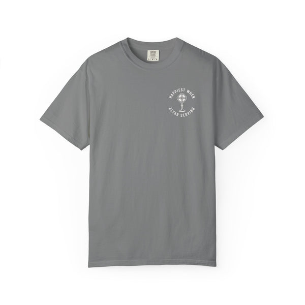 "Happiest When Altar Serving" Crest T-Shirt
