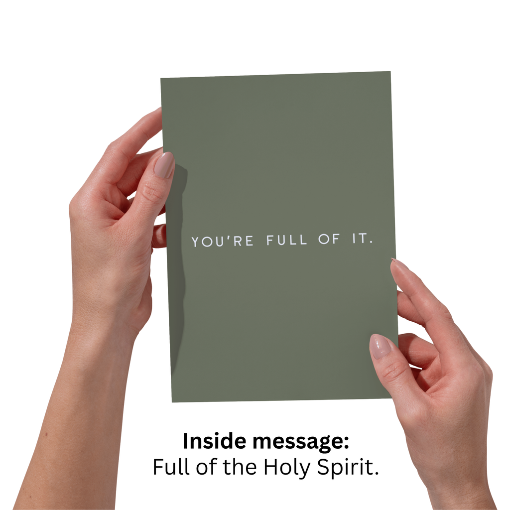You're Full of It 5x7" Card