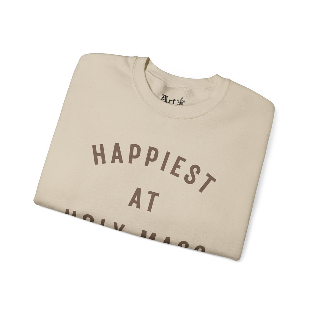 "Happiest at Holy Mass" Sweatshirt