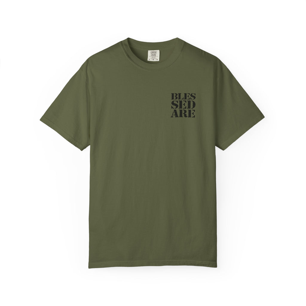 Blessed Are T-Shirt | Beatitudes Scripture Faith Christian Tee