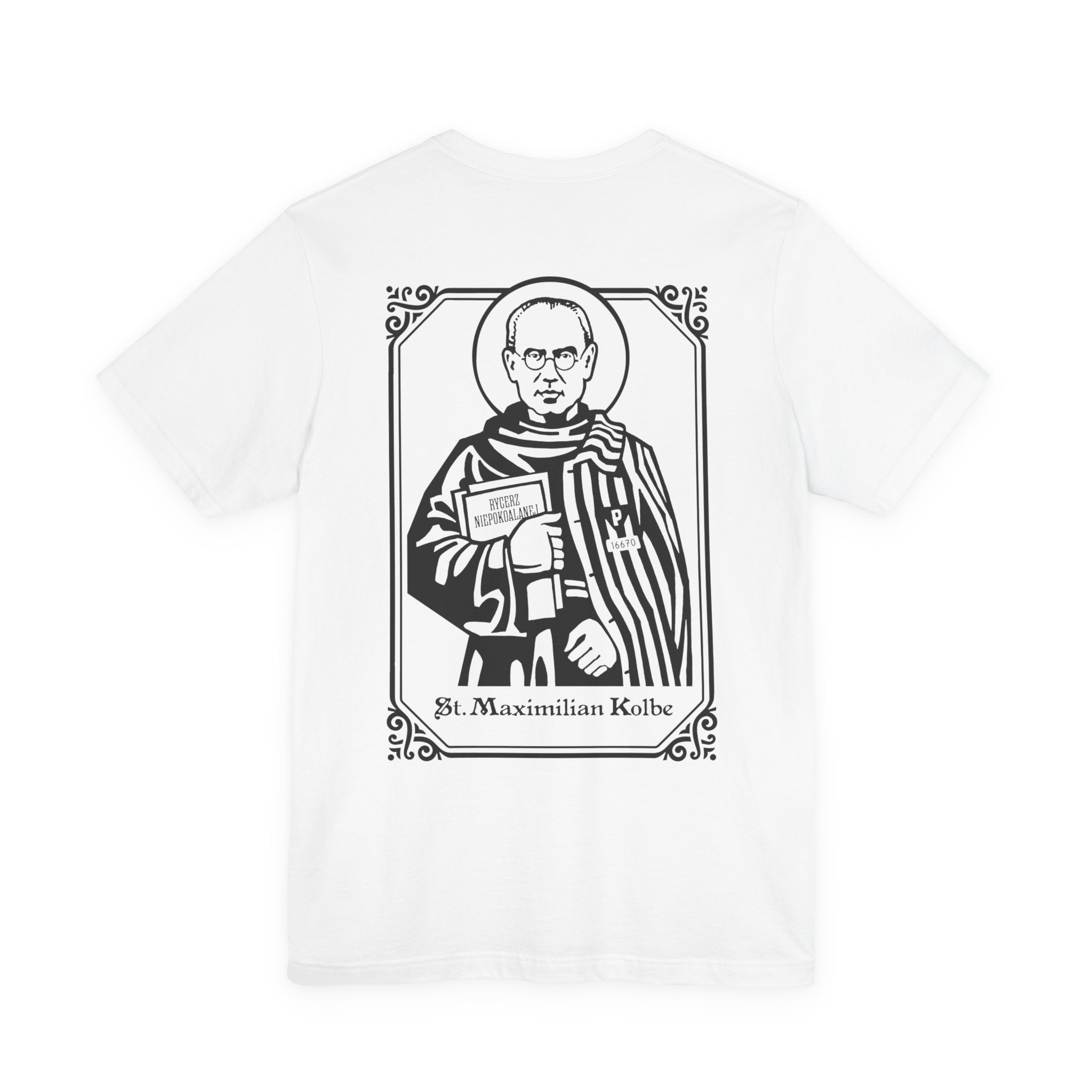 St. Maximilian Kolbe Lightweight Jersey Tee
