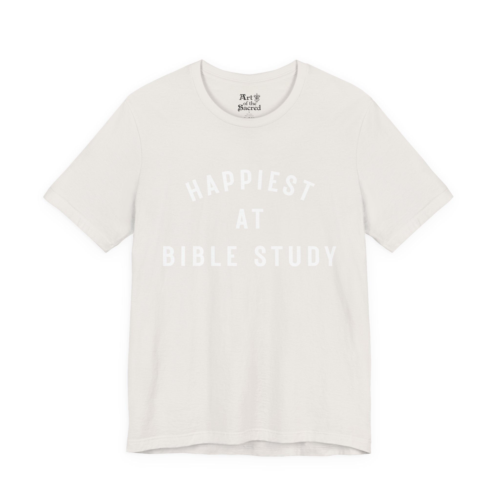 "Happiest at Bible Study" T-Shirt