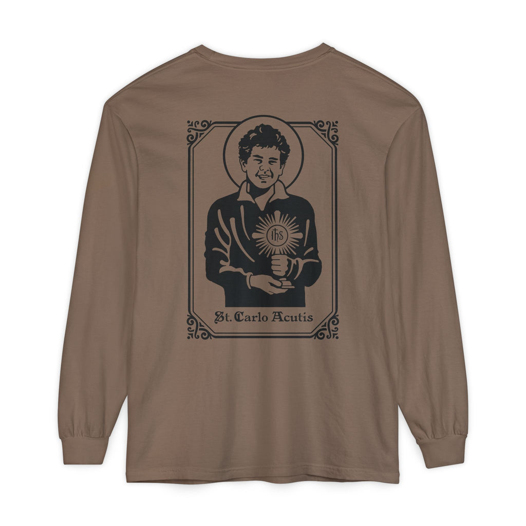St. Carlo Acutis Long Sleeve T-Shirt