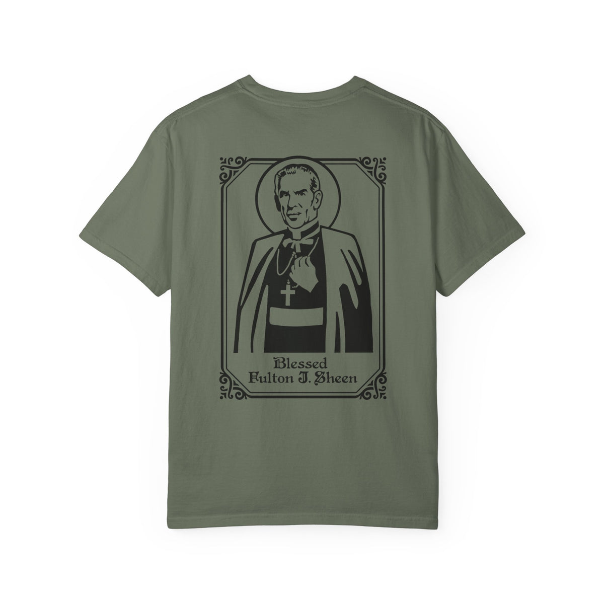 Blessed Fulton Sheen T-Shirt | Faith-Based Apparel | Religious Gift | Christian | Catholic Gift | Saint Shirt | Comfort Colors