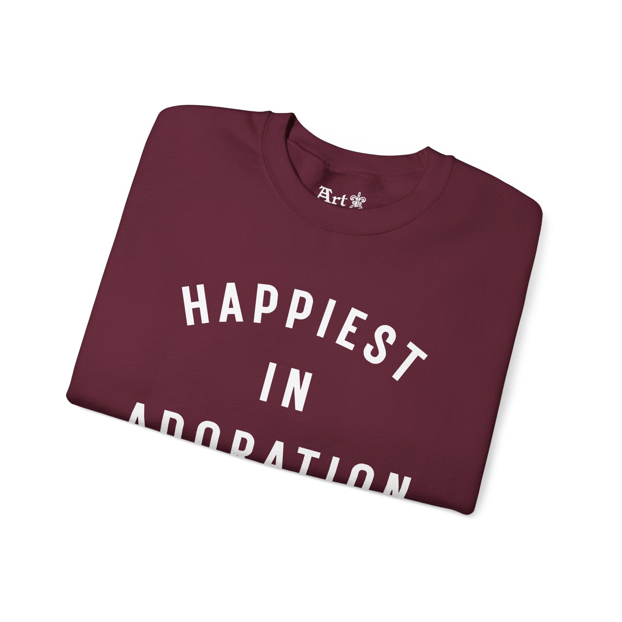 "Happiest in Adoration" Sweatshirt