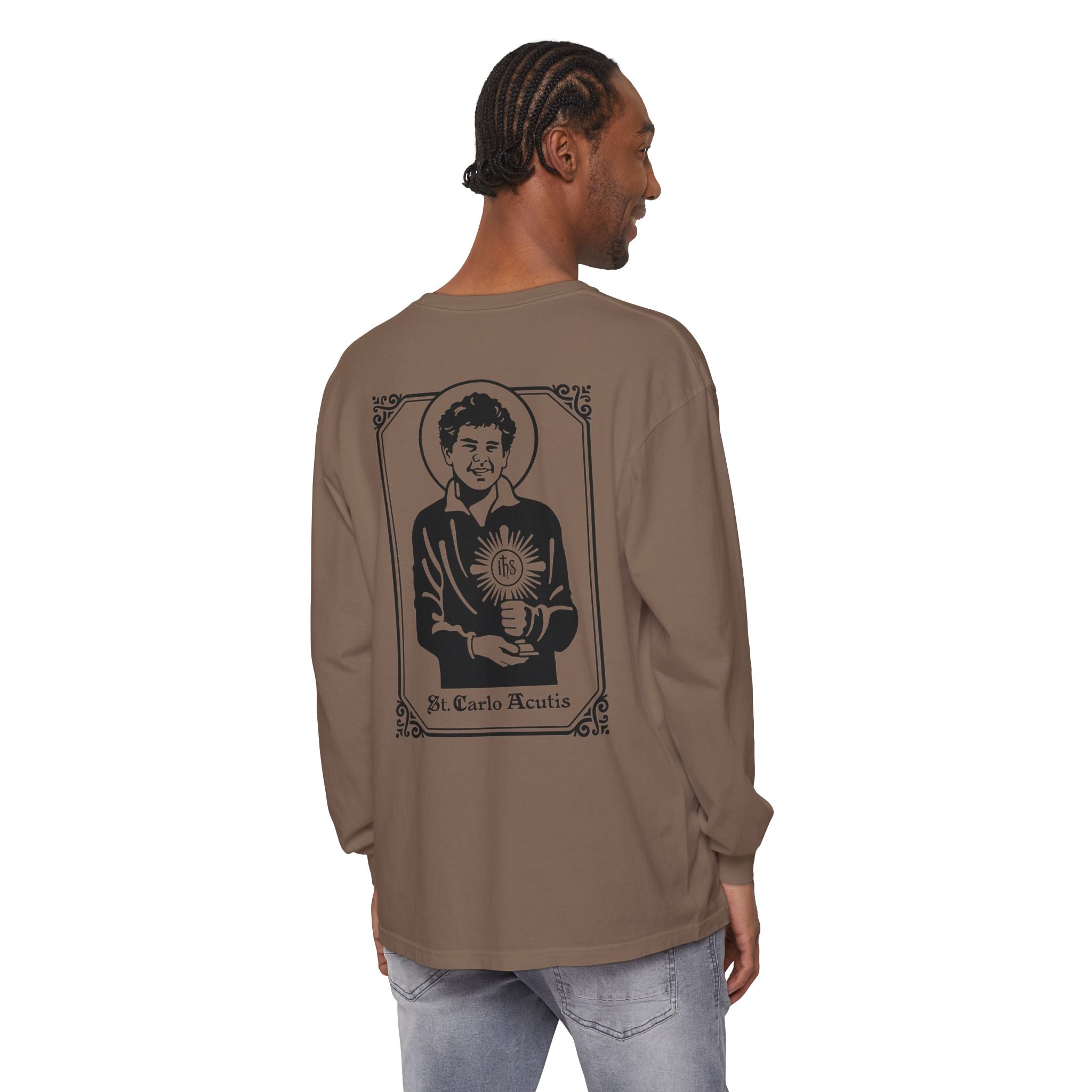 St. Carlo Acutis Long Sleeve T-Shirt