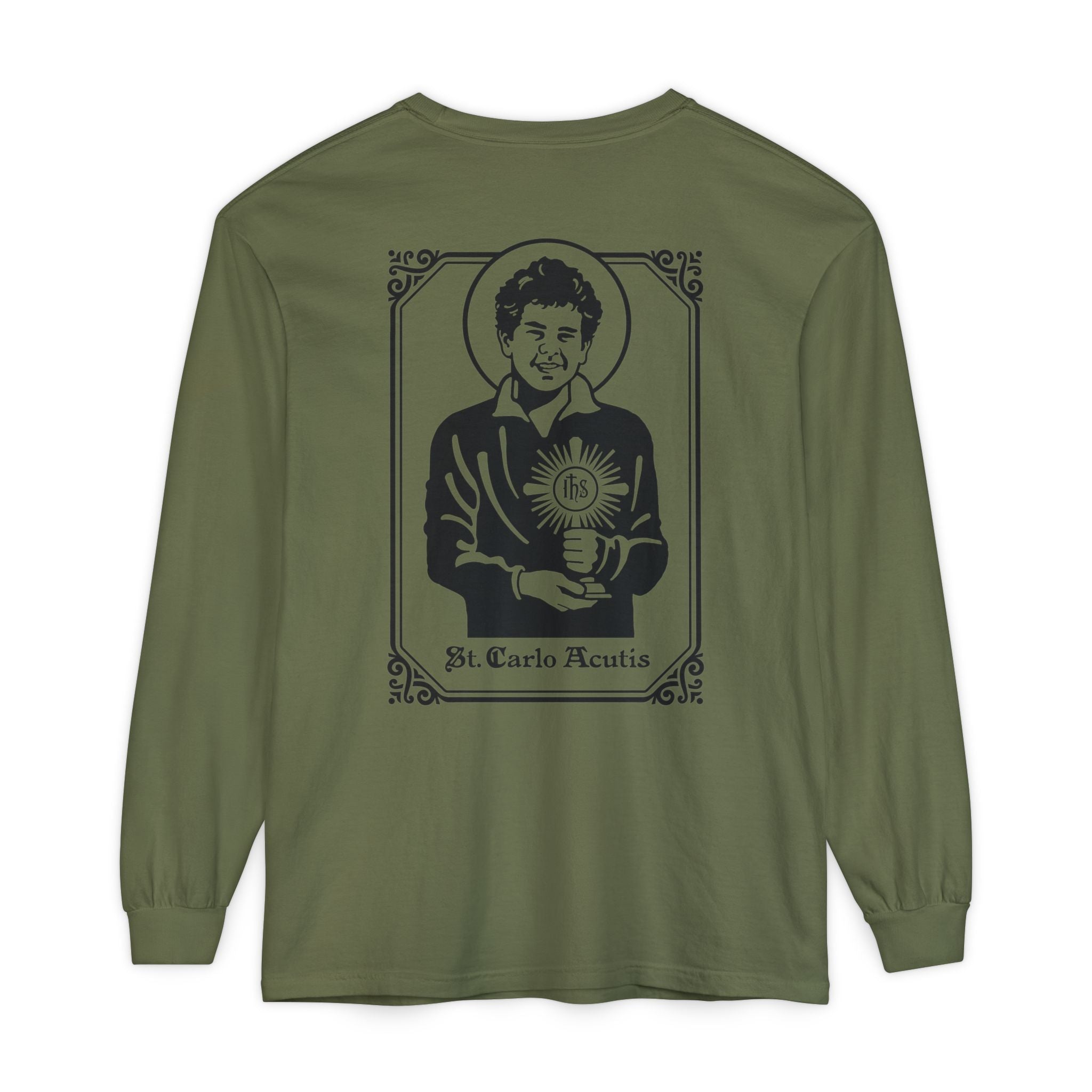 St. Carlo Acutis Long Sleeve T-Shirt