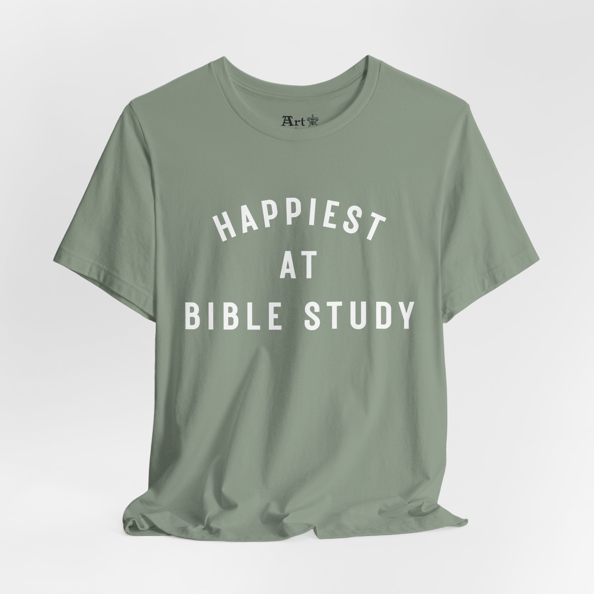 "Happiest at Bible Study" T-Shirt