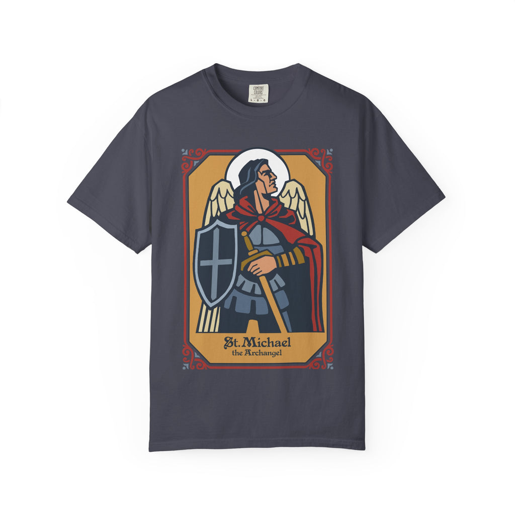 St. Michael Archangel T-Shirt | Comfort Colors Christian Tee | Catholic Gift | Faith Tee