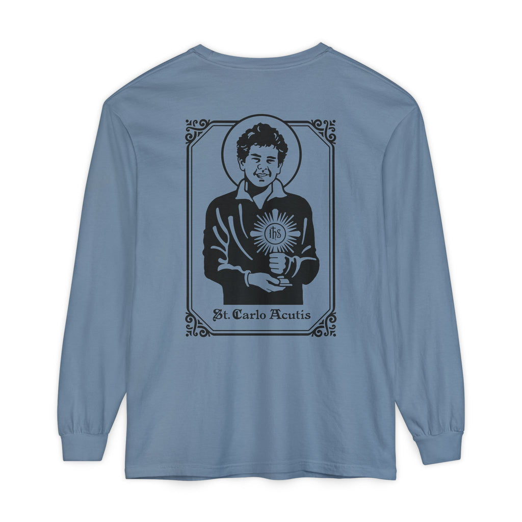 St. Carlo Acutis Long Sleeve T-Shirt