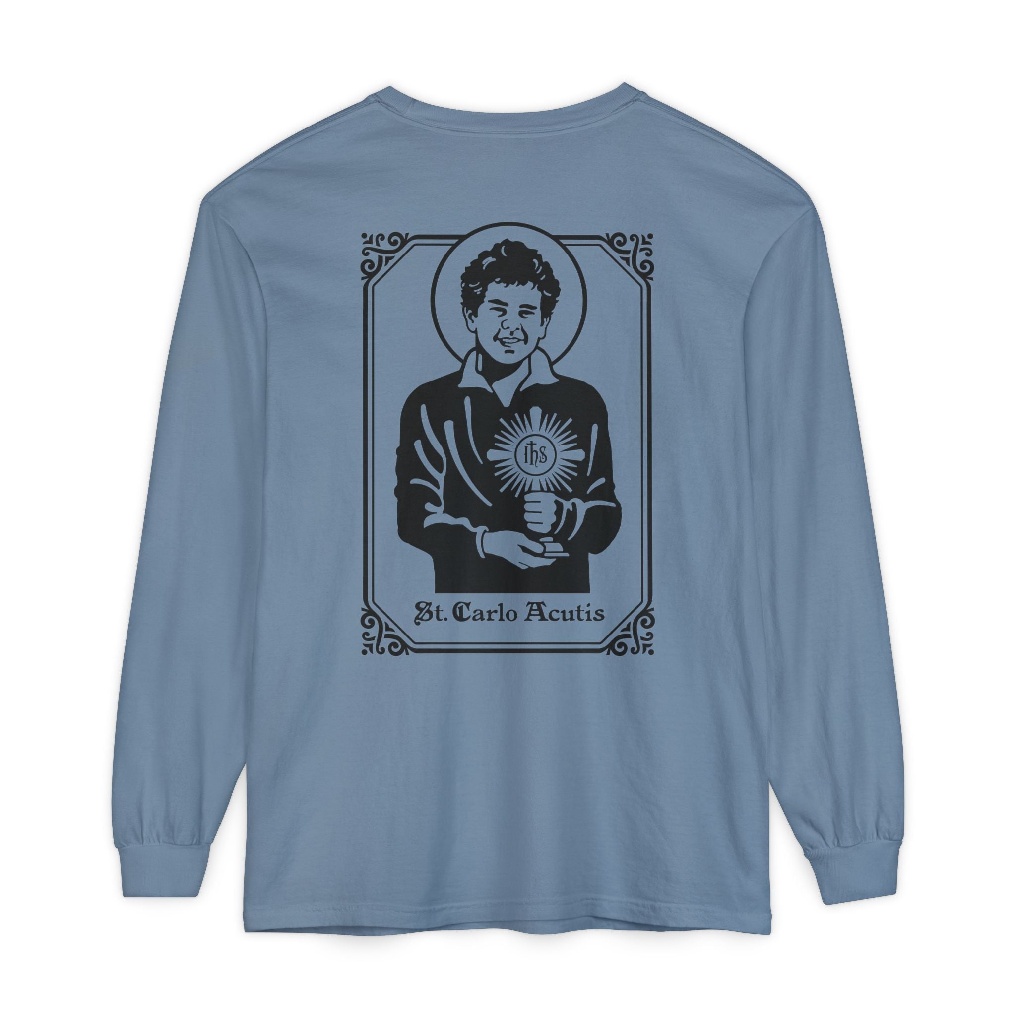 St. Carlo Acutis Long Sleeve T-Shirt