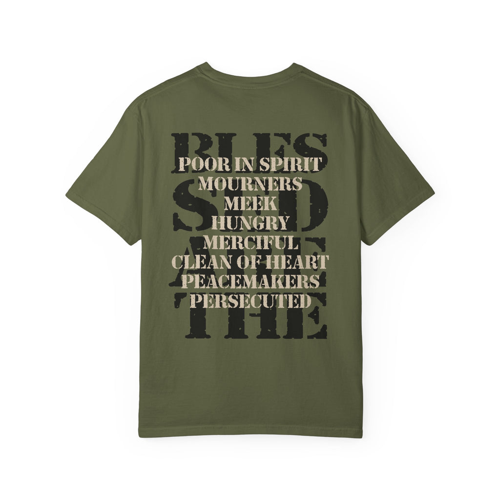 Blessed Are T-Shirt | Beatitudes Scripture Faith Christian Tee