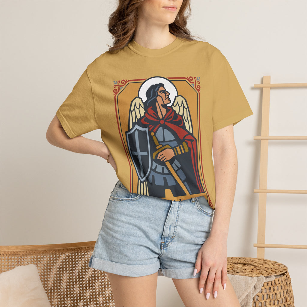 St. Michael Archangel T-Shirt | Comfort Colors Christian Tee | Catholic Gift | Faith Tee