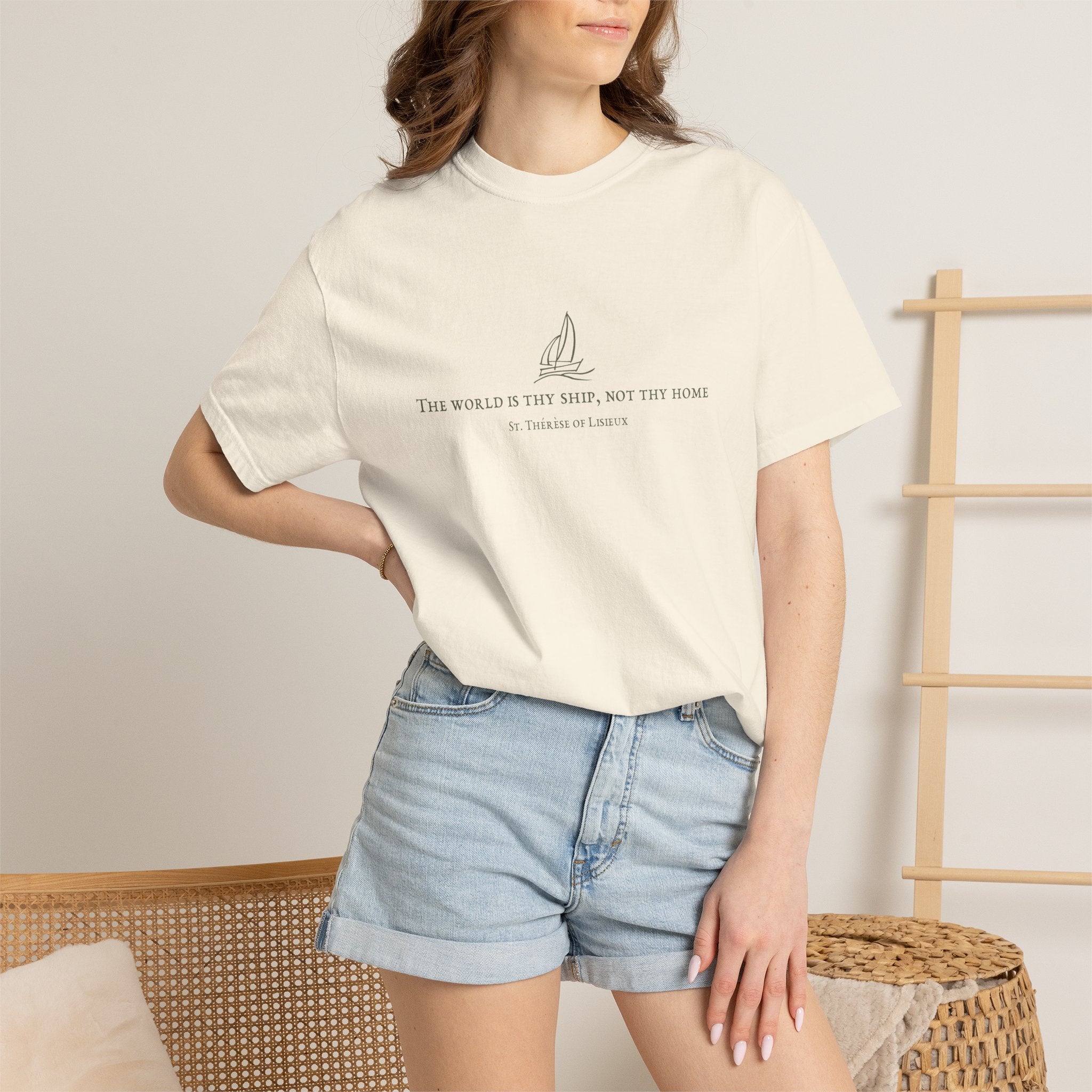 "The World is Thy Ship" T-shirt