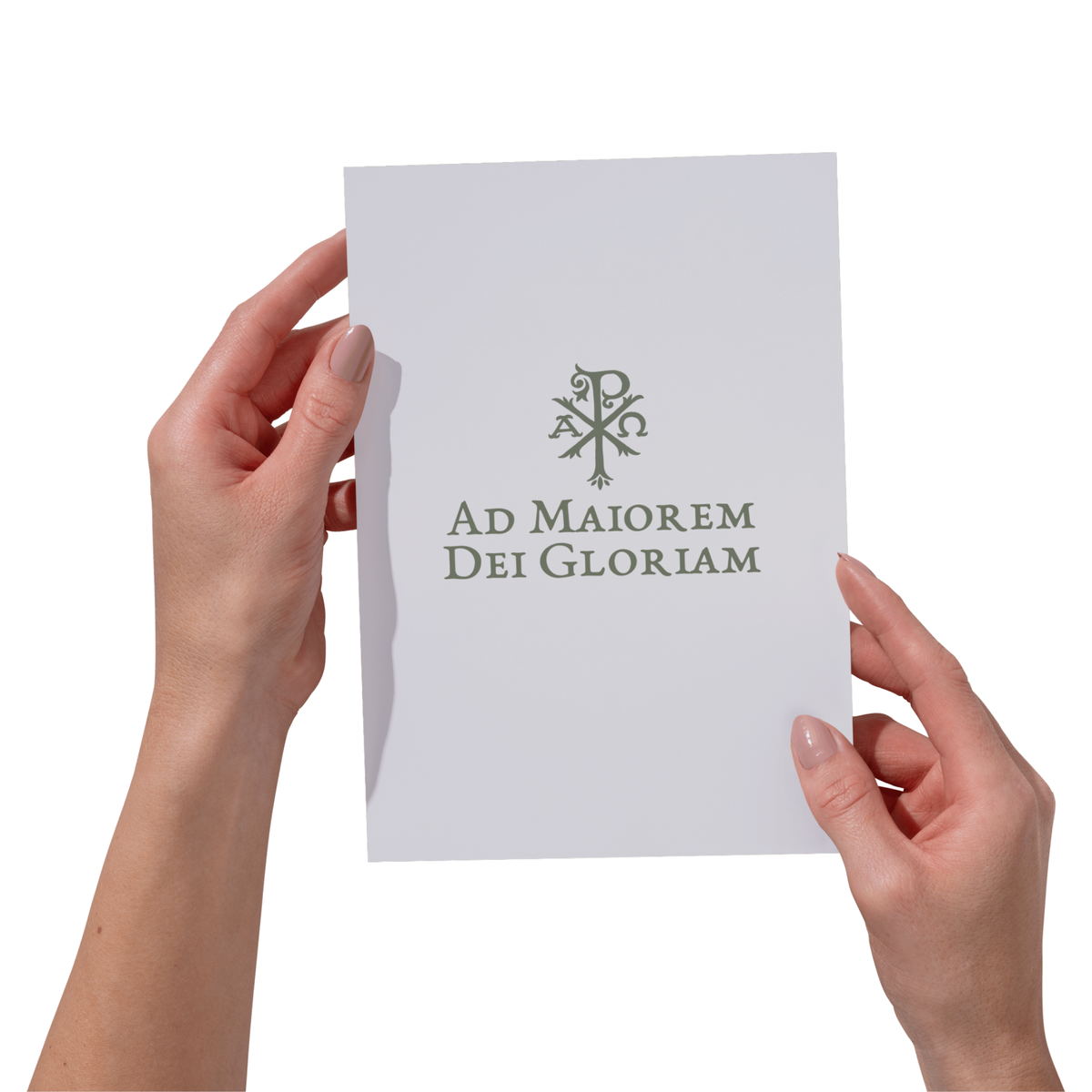 Ad Maiorem Dei Gloriam 5x7" Card