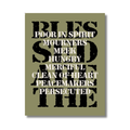 Beatitudes Sticker