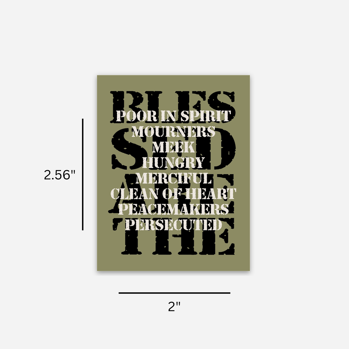 Beatitudes Sticker