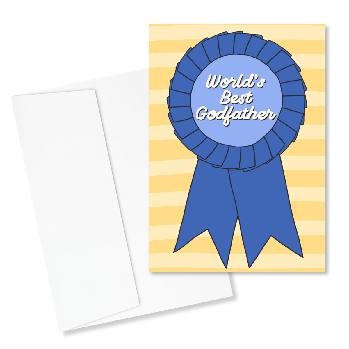 World's Best Godfather 5x7" Card