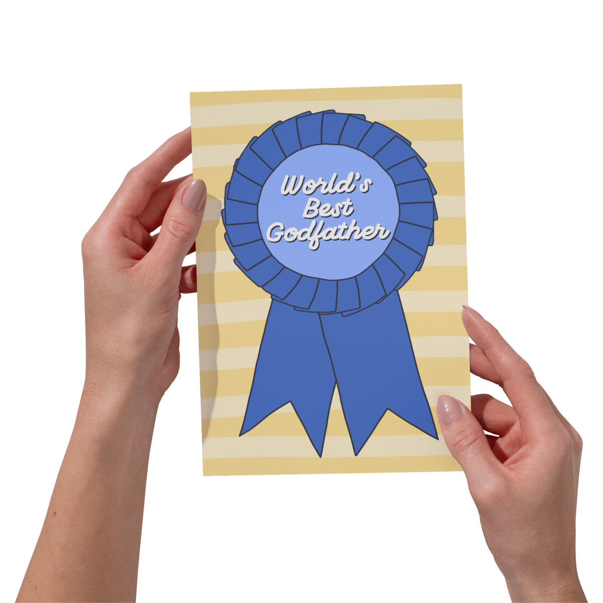 World's Best Godfather 5x7" Card