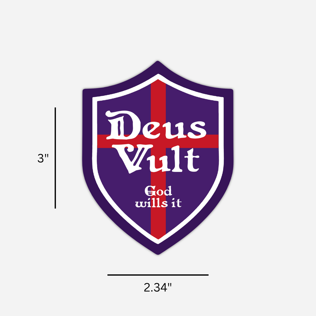Deus Vult Sticker