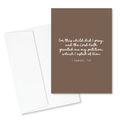 For This Child I Have Prayed 5x7" Card