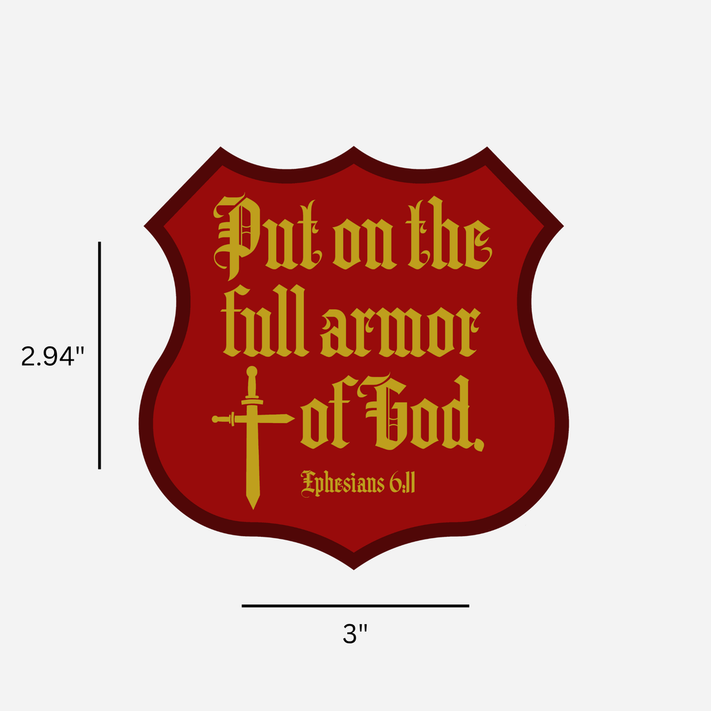 Full Armor of God Sticker