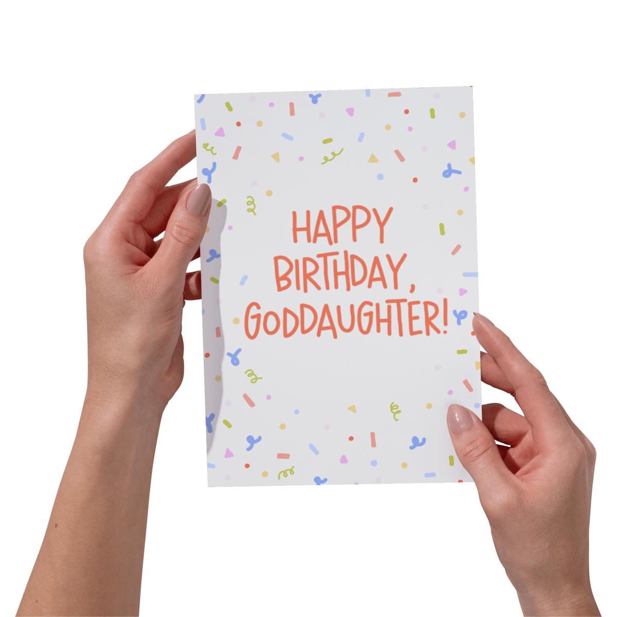 Happy Birthday, Goddaughter 5x7" Card