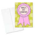 World's Best Godmother 5x7" Card