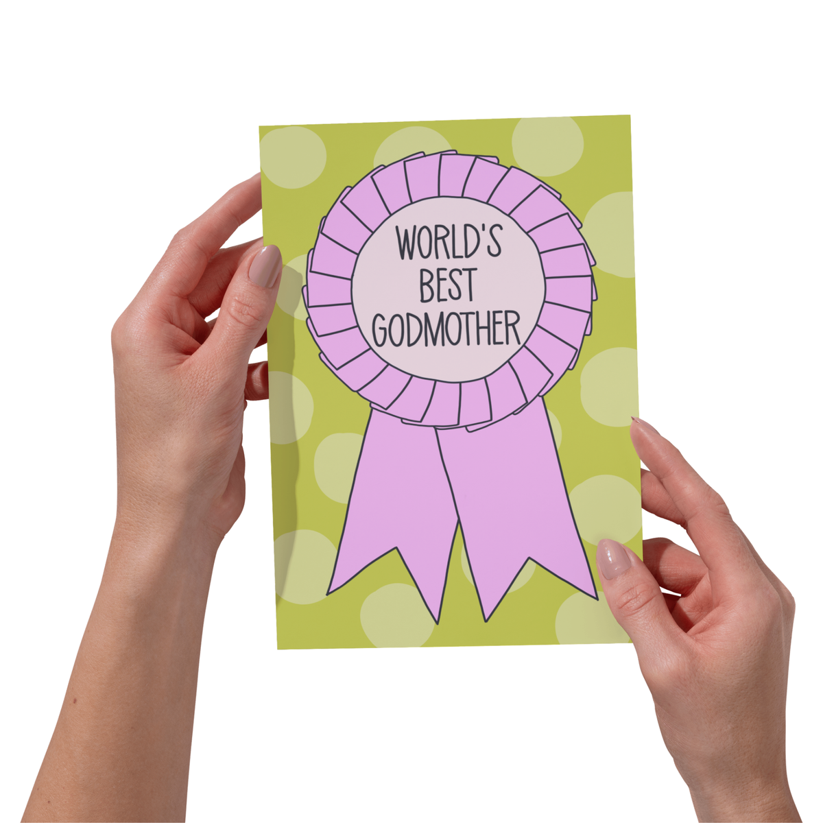 World's Best Godmother 5x7" Card
