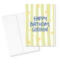 Happy Birthday, Godson 5x7" Card