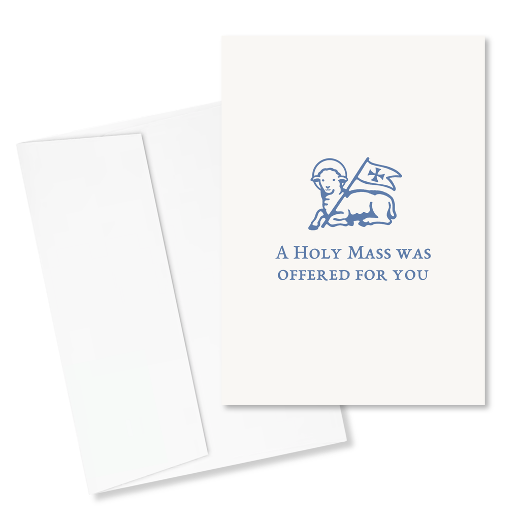 Holy Mass Offering 5x7" Card