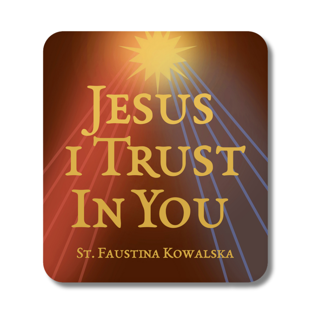 Jesus I Trust in You Sticker